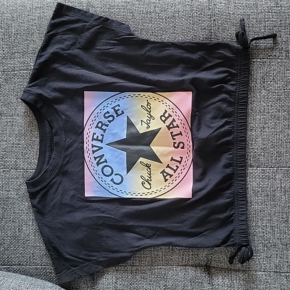 Kids Converse crop top